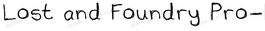 Lost and Foundry Pro字体转换